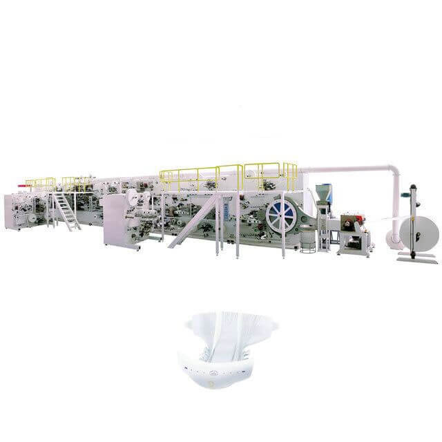 Full Elastic Waistband Baby Diaper Machine