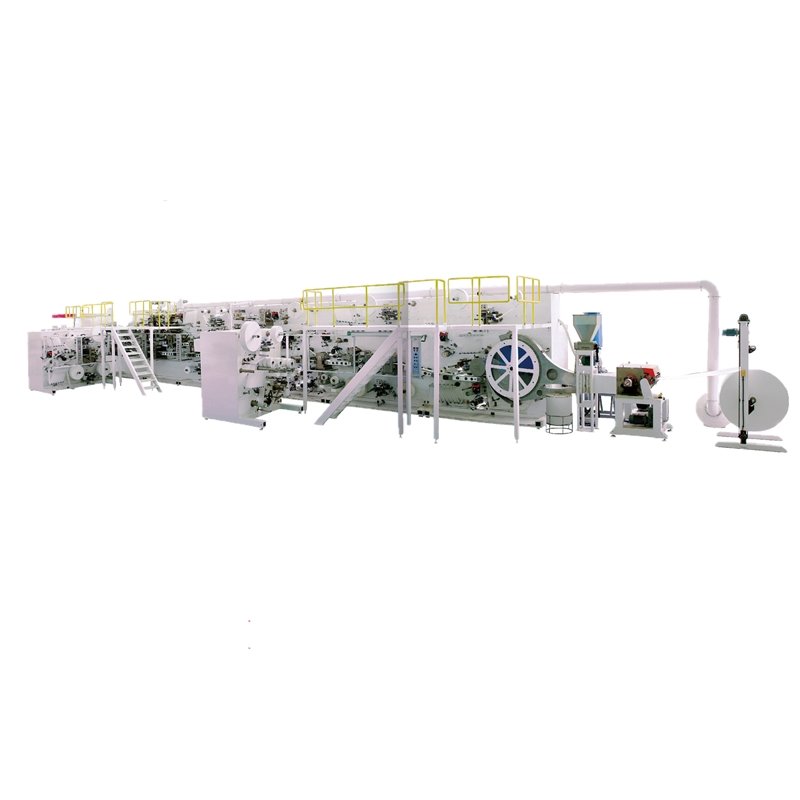 Full-Servo I-Type Elastic Waistband Baby Diaper Machine