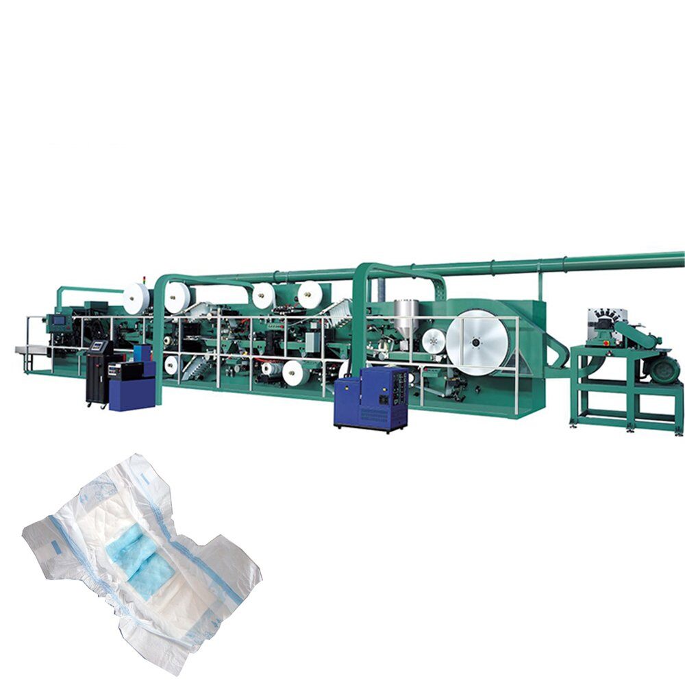 Full Servo Nighttime Incontinence Baby Diaper Making Machine - China ...
