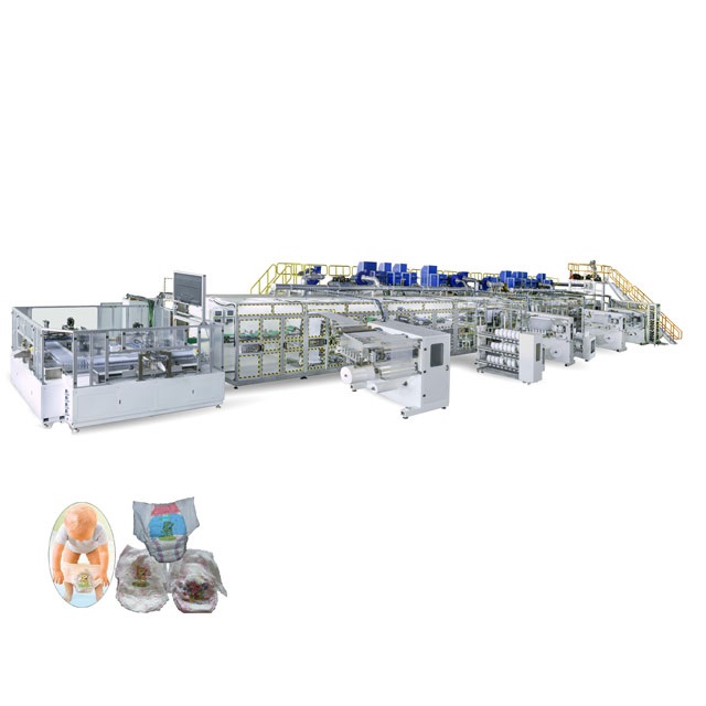 Full Servo Disposable Pull-Up Training Pant Baby Diaper Machine