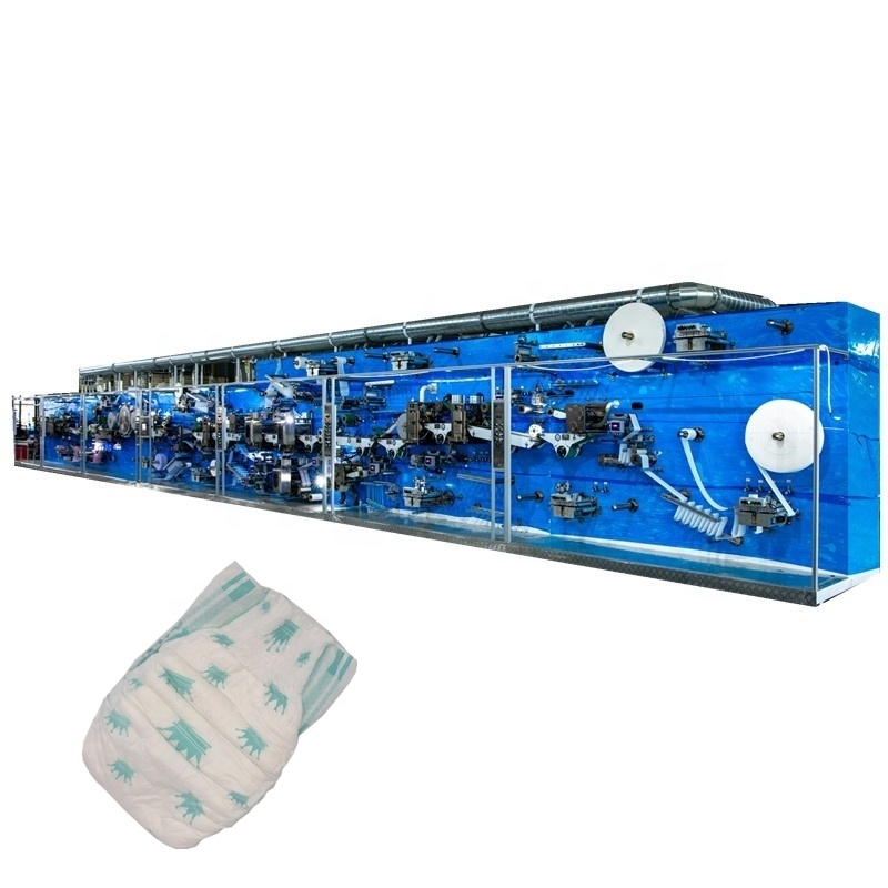 Fully Automatic Small-Scale Production Line for Baby Diaper