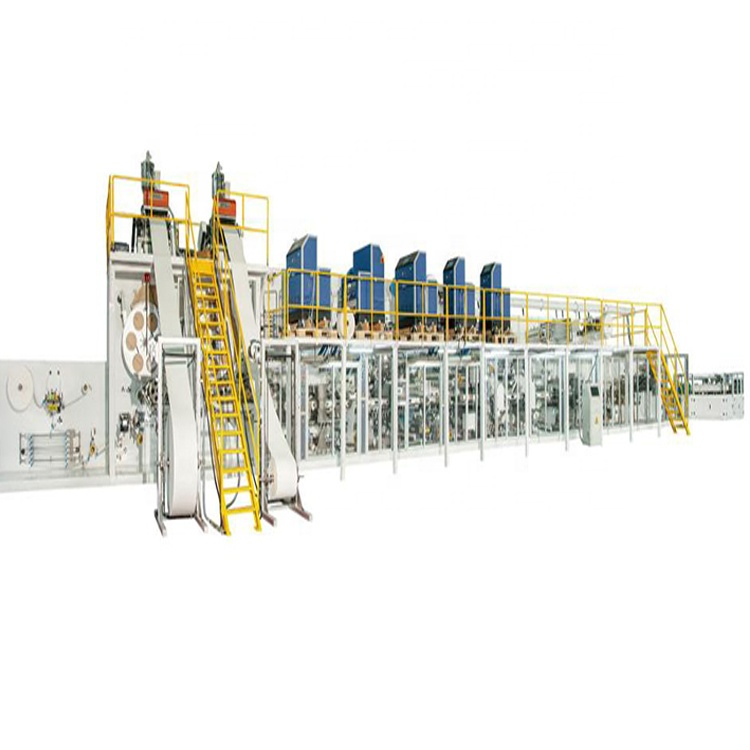 High Speed Baby Diaper Making Machines with PLC Control