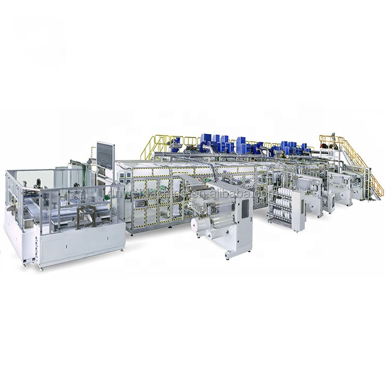 Low Price Full Servo Disposable Baby Diaper Production Line