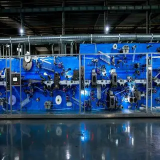 600 Pcs/Min Baby Diaper Making Machine, with the Stacker