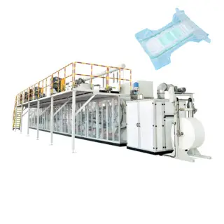Classic Full Servo Big Waistband Baby Diaper Making Machine