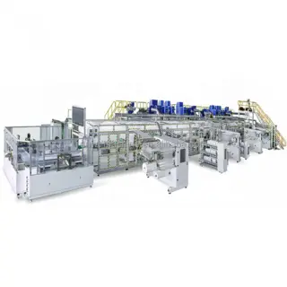 Full Servo Drive Washable Baby Diaper Manufacturing Machine