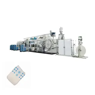 Automatic Web Guide System Baby Diaper Manufacturing Machine