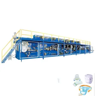 OEM-Ready Customized Baby Diaper Machine, with PLC Control
