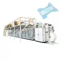 High Speed Fully Automatic Baby Diaper Manufacturing Machine