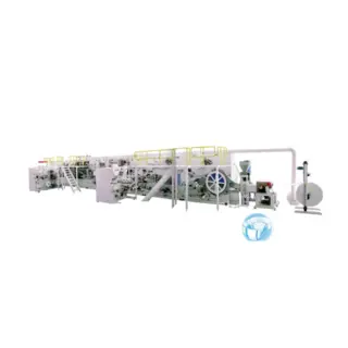 High Speed Fully Automatic Baby Diaper Manufacturing Machine