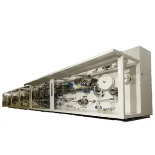 Low Cost Semi-Automatic Baby Diaper Production Line for Sale