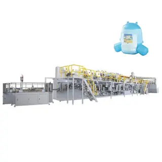 High Efficient Full Automatic Baby Diaper Making Machine