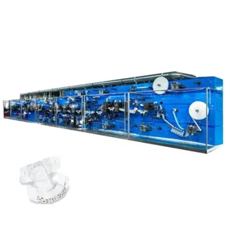 Used Full Servo Drive Automatic Baby Diaper Making Machine