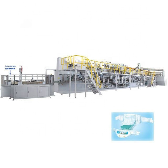 Touch Screen Baby Diaper Pant Making Machine, 600 Pcs/Min
