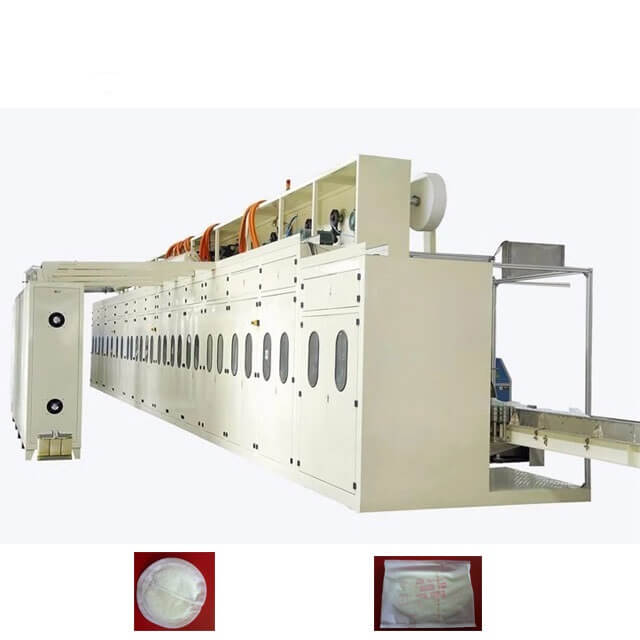 Full Servo Elastic Type Breast Pad Making Machine