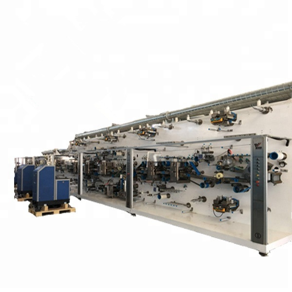 Cheap Price Sanitary Napkin Production Line with PLC Control