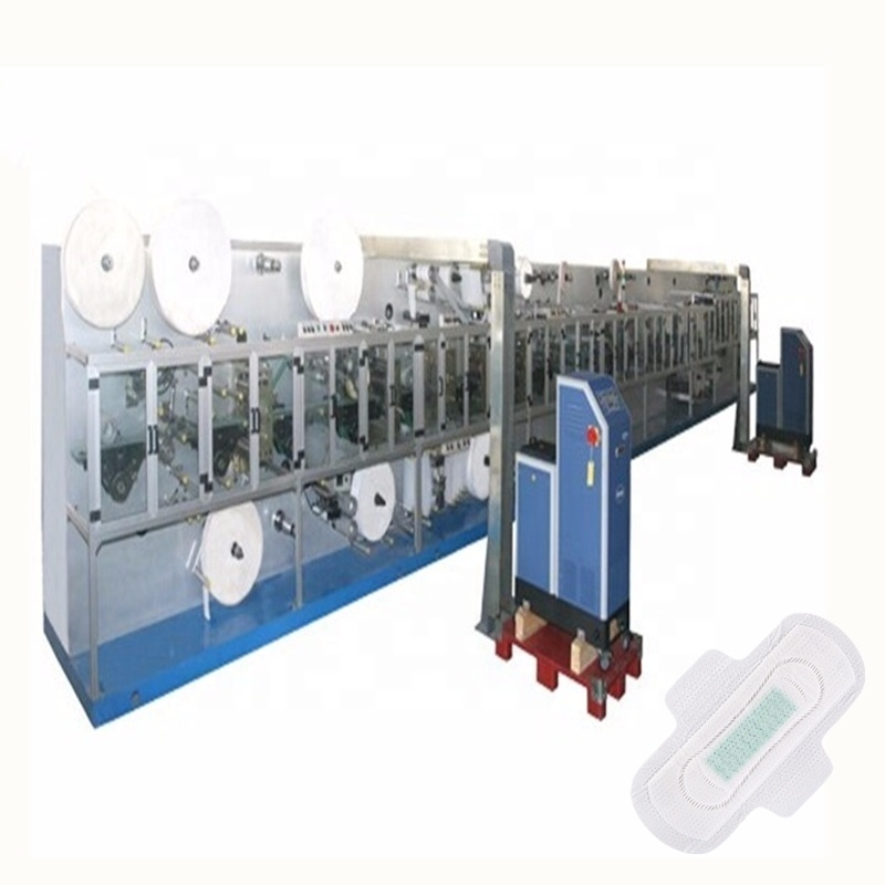 Factory Supply Fully Servo Sanitary Napkin Making Machine
