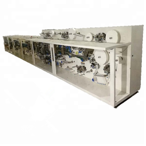 Latest Sanitary Napkin Making Machine with Single-Axle Gear