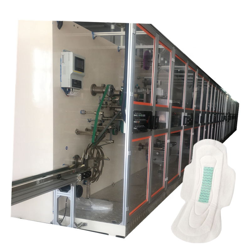 OEM Sanitary Pad Packing Machine with Longitudinal Folding