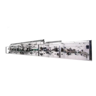 Professional PLC Control Sanitary Napkin Production Line