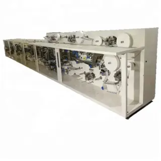 Latest Sanitary Napkin Making Machine with Single-Axle Gear