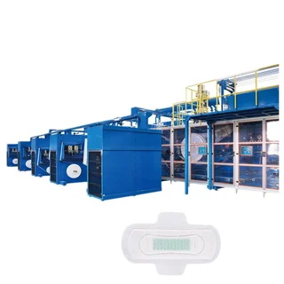 Efficient Automatic Splicing Sanitary Napkin Production Line