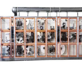 Latest Sanitary Napkin Making Machine with Single-Axle Gear