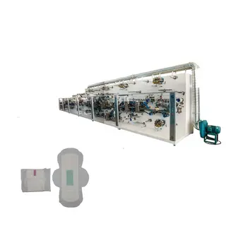 High Speed Fully Servo Sanitary Napkin Making Machine