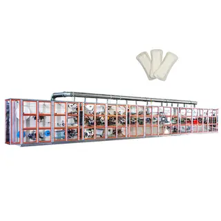 Low Price Tension Unwinding Sanitary Napkin Production Line