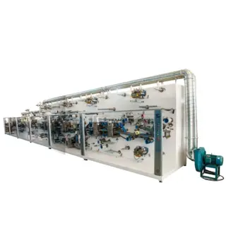 CE Certificated Sanitary Napkin Machines with PLC Control