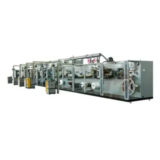 Full Servo Large Absorption Sanitary Napkin Making Machine