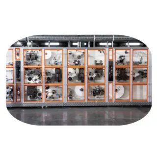 Low Price Tension Unwinding Sanitary Napkin Production Line
