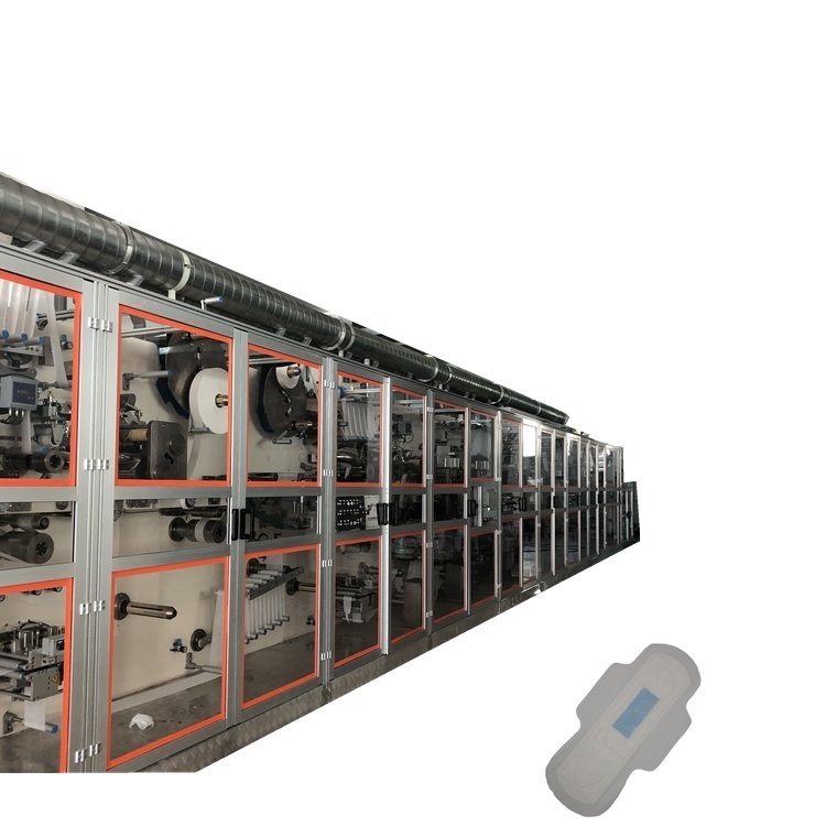 Ultrasonic Automatic Disposable Sanitary Pad Making Machine