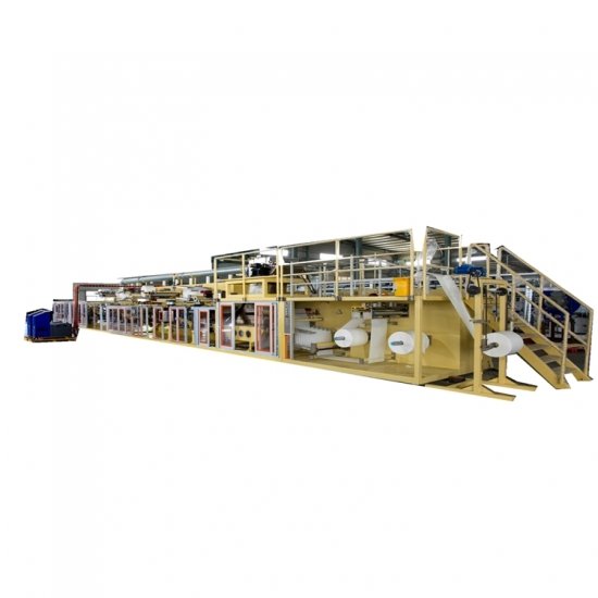 Economical Semi-Servo Disposable Underpad Making Machine