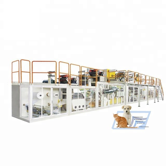 Full Auto Under Pad Packing Machine with Stacker & Bagger