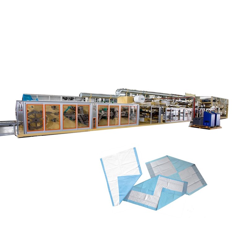 Full Automatic Pet Under Pad Machines with Stacker & Bagger