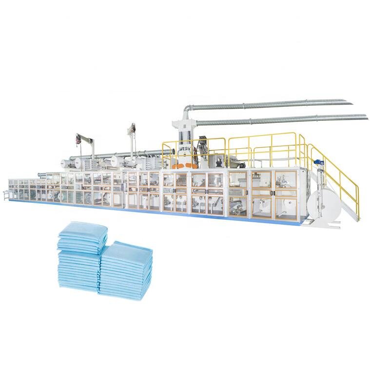 Full Automatic Under Pad Production Line with Crusher System