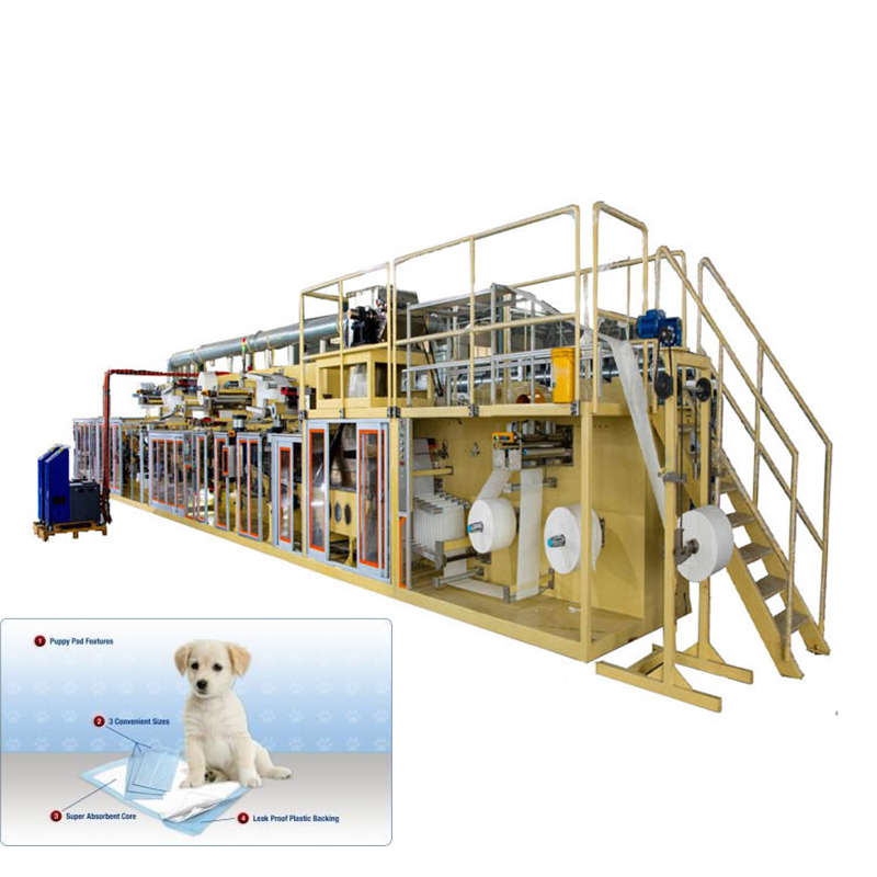 High Quality Semi-Servo Reusable Under Pad Making Machines