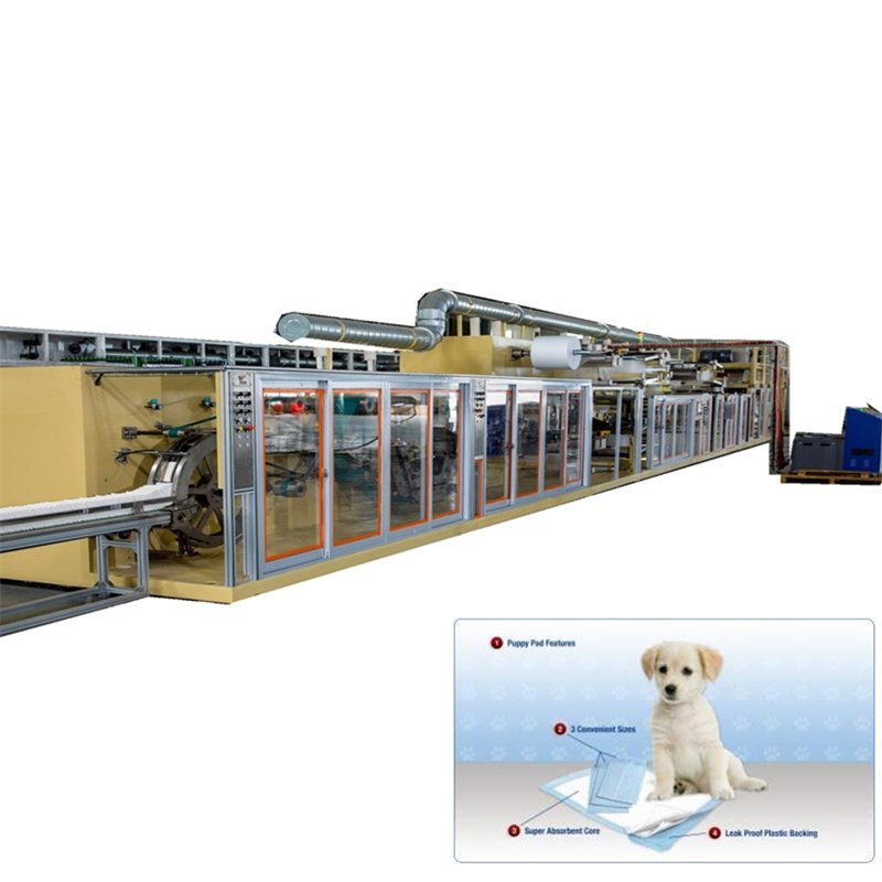 Large Absorption Fully Servo Under Pad Manufacturing Machine