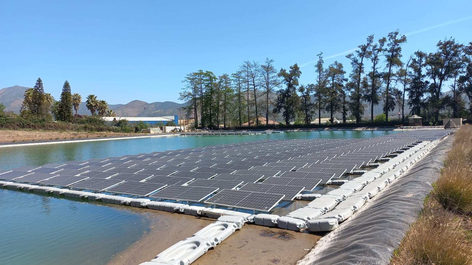 Floating Solar Project in Chile- 1MW
