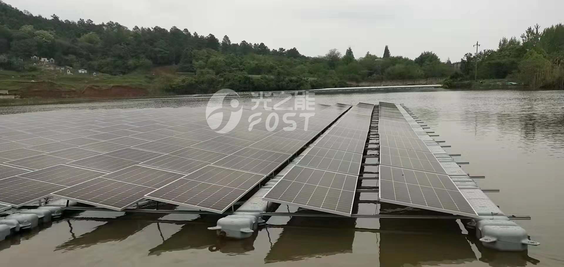 Floating Solar Project in Sichuan China- 1MW