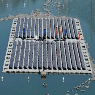 Floating Solar Island Lessens Environmental Impact
