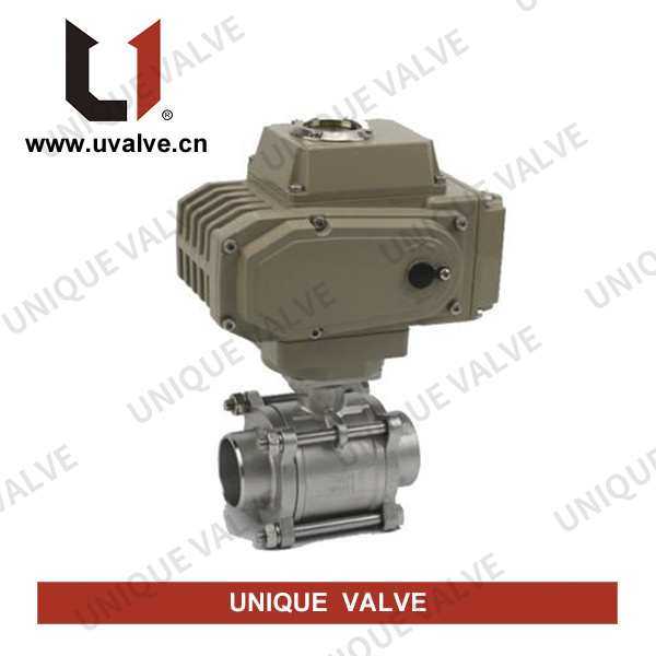 3 PCS Ball Valve With Electric Actuator