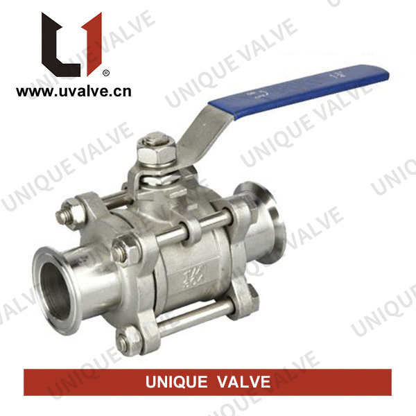 3 PCS Stainless Steel Clamp End Ball Valve