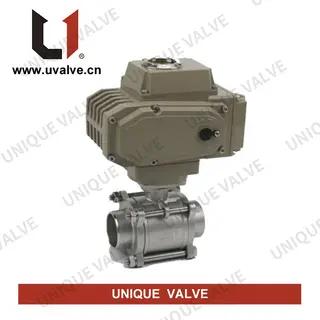 3 PCS Ball Valve With Electric Actuator