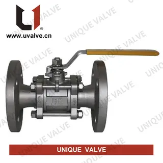 3 PCS Flanged Ball Valve