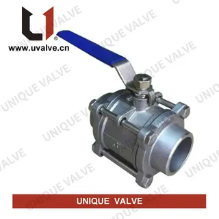 3 PCS Stainless Steel Socket Weld Ball Valve