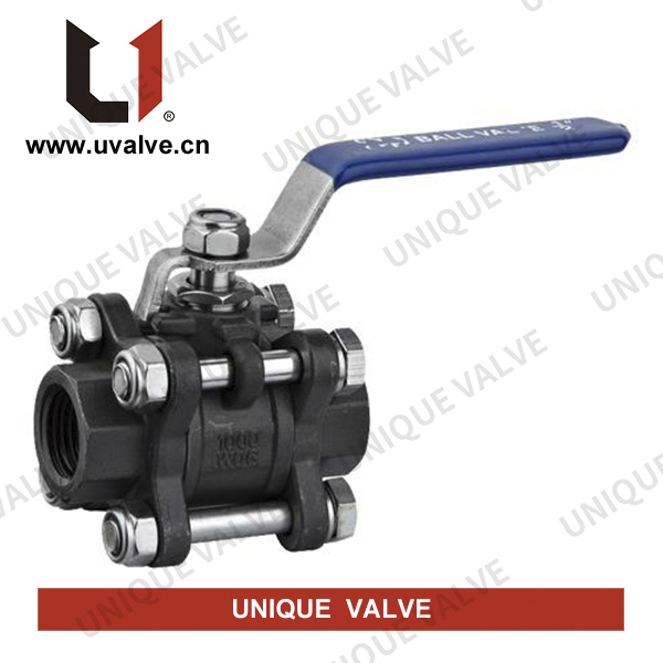 3 PCS Carbon Steel Ball Valve