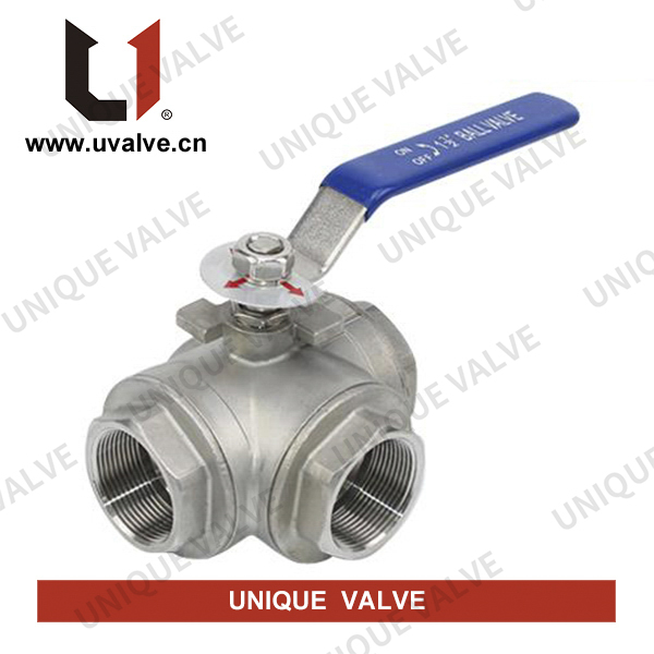 3 Way Theard Ball Valve