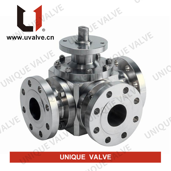 3 Way Ball Valve, T Port, L Port, 1/2-8 Inch, 150-300 LB